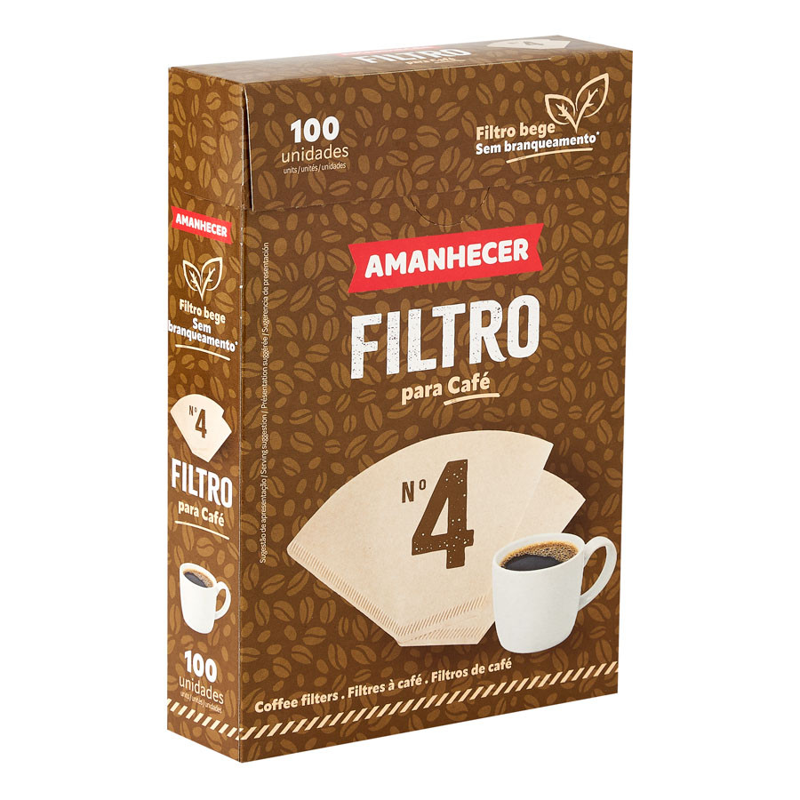FILTRO CAFÉ AMANHECER N4 100UN