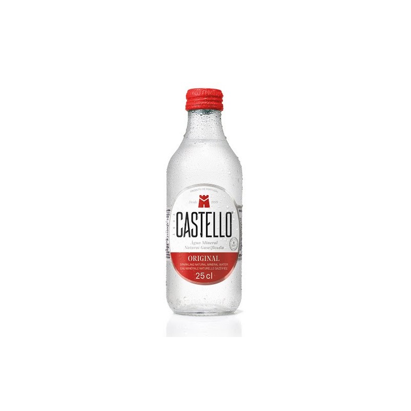 ÁGUA CASTELLO C/GAS 25CL