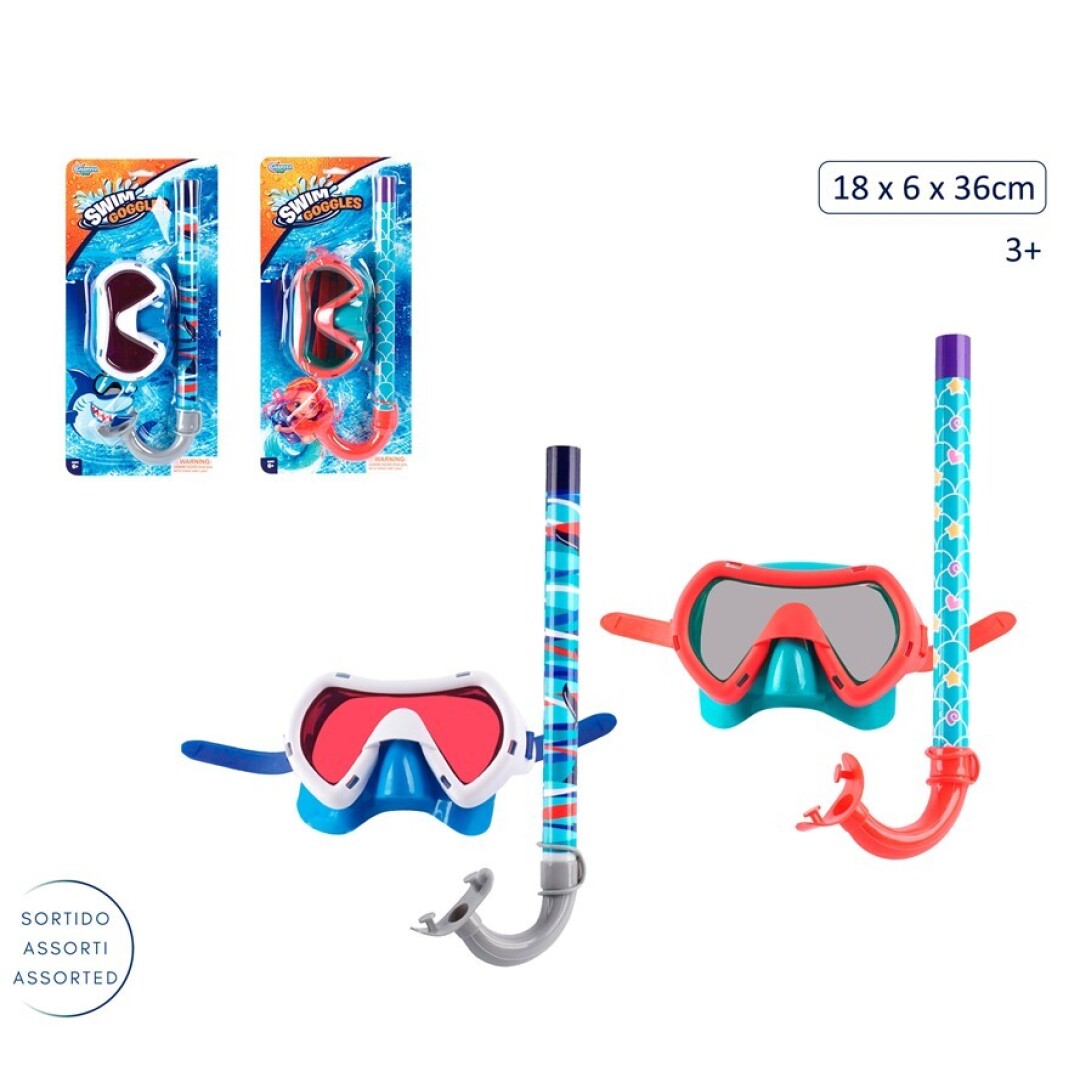 CONJUNTO OCULOS + TUBO MERGULHO