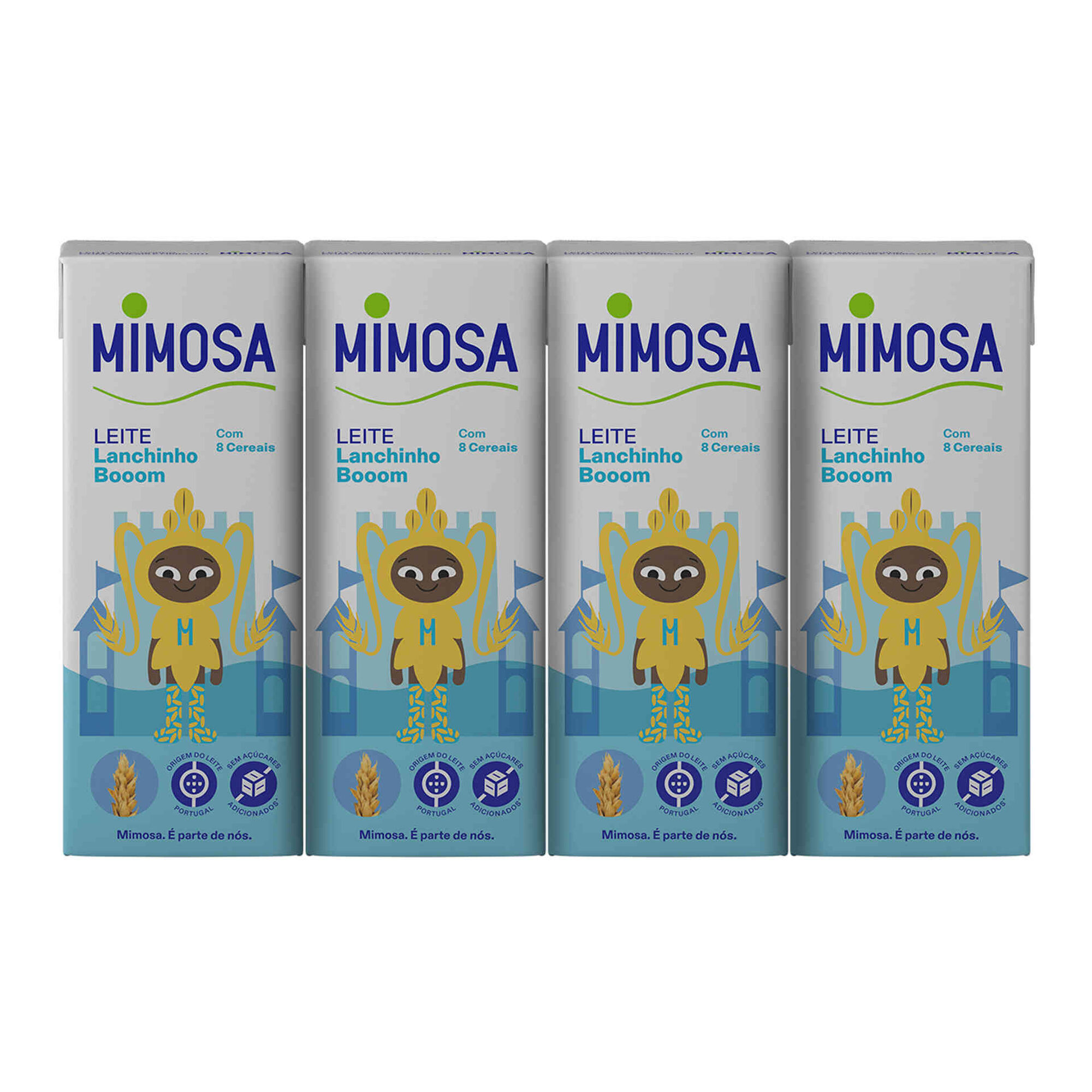 LEITE SABOR BAUNILHA MIMOSA 4X200ML