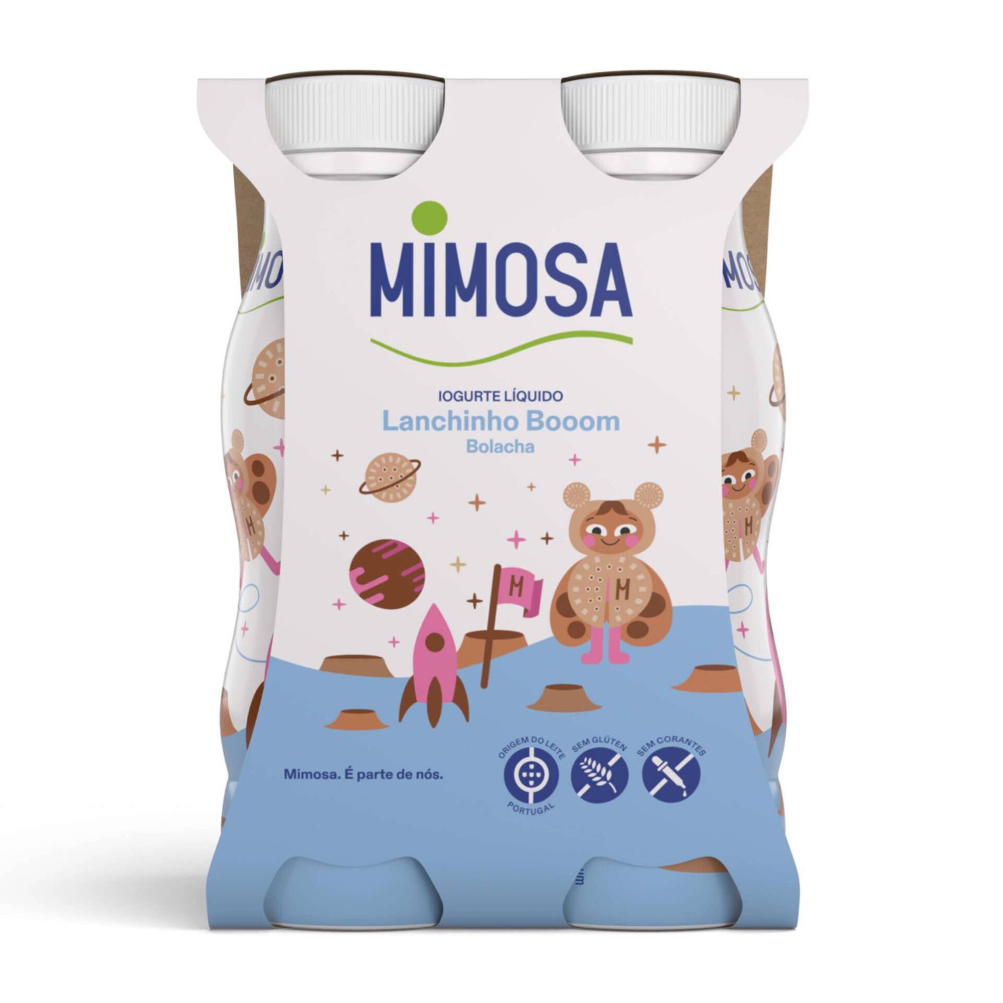 IOGURTE LÍQUIDO LANCHINHO BOM BOLACHA MIMOSA 4X151ML
