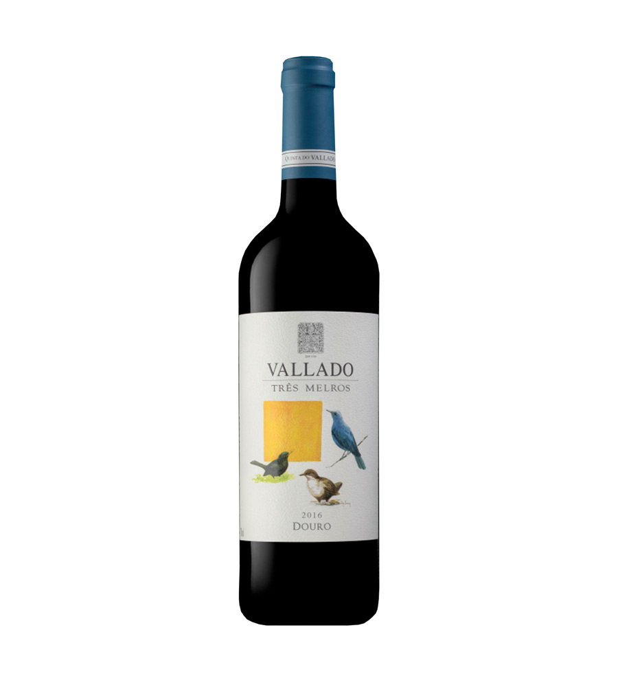 VINHO TINTO TRÊS MELROS VALLADO 75CL DOURO