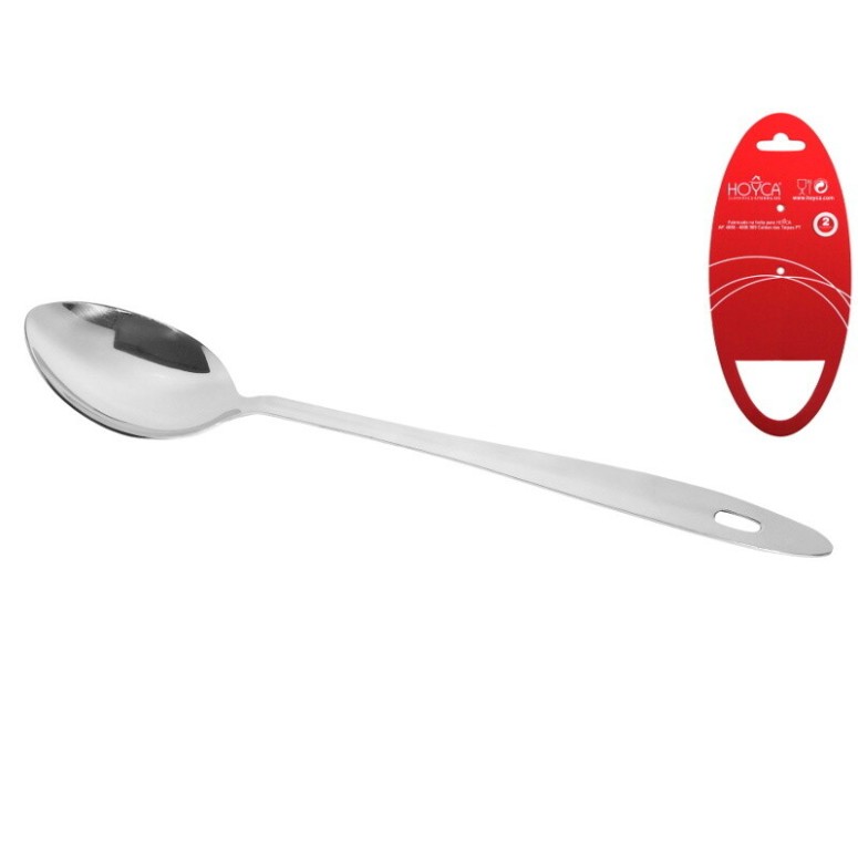 COLHER ARROZ INOX C/FURO