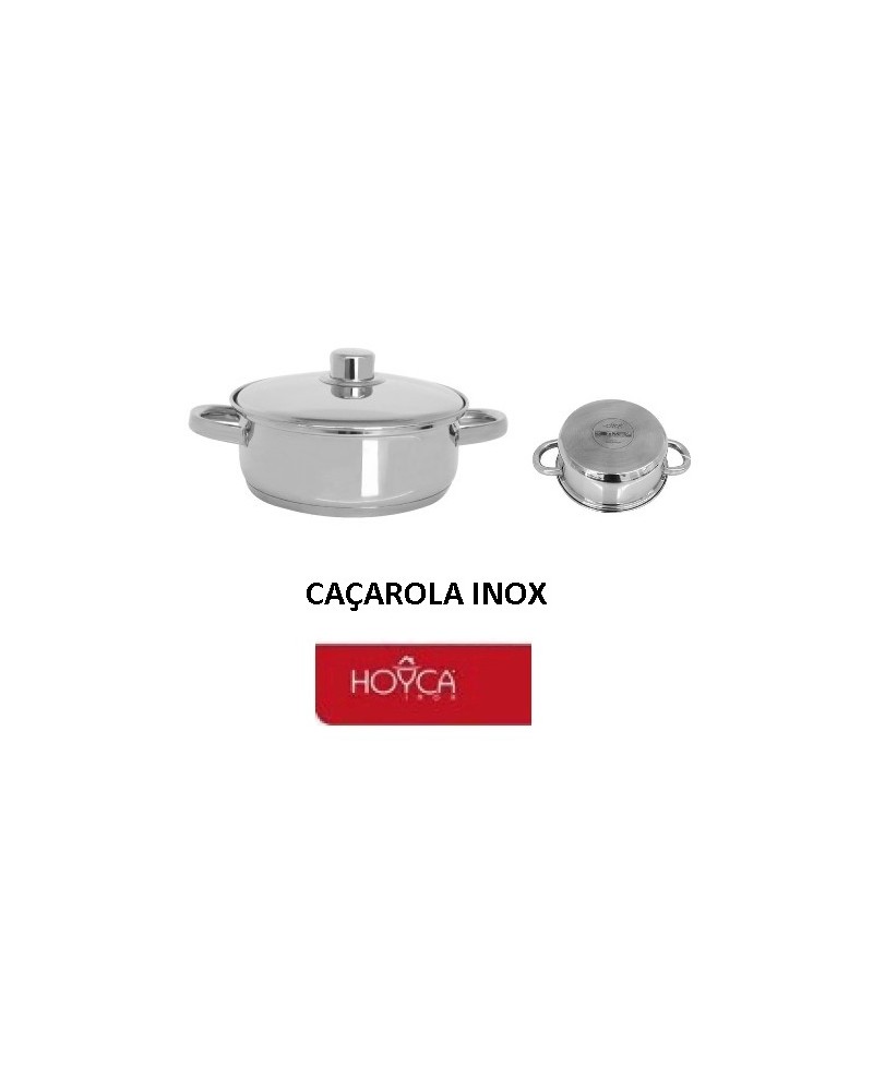 CAÇAROLA INOX 18CM INDUÇÃO DURUM