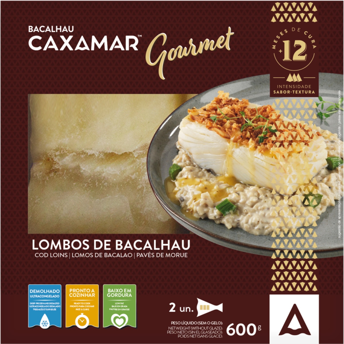 POSTAS DE BACALHAU GOURMET CAXAMAR 600GR