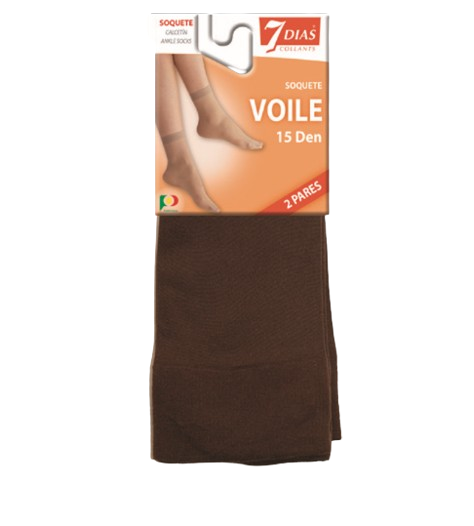 SOQUETE VOILE PACK 2 LONDON 7DIAS
