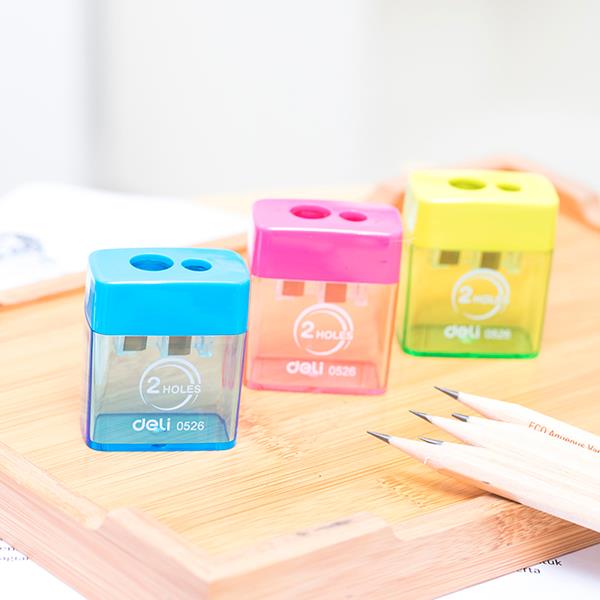 APARA LAPÍS C/ DEPOSITO 2 FUROS DELI NEON E0526