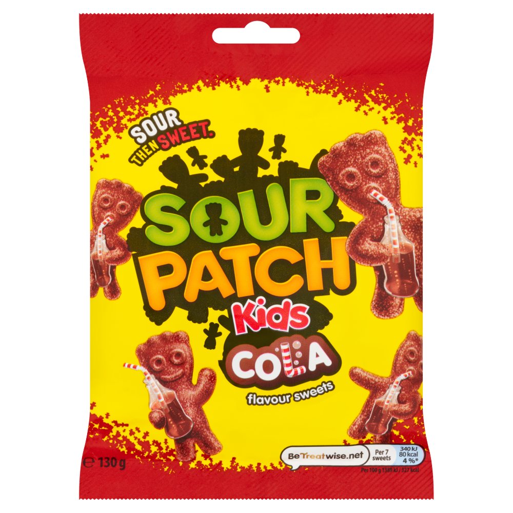 GOMAS SOUR PATCH KIDS COLA 130GR