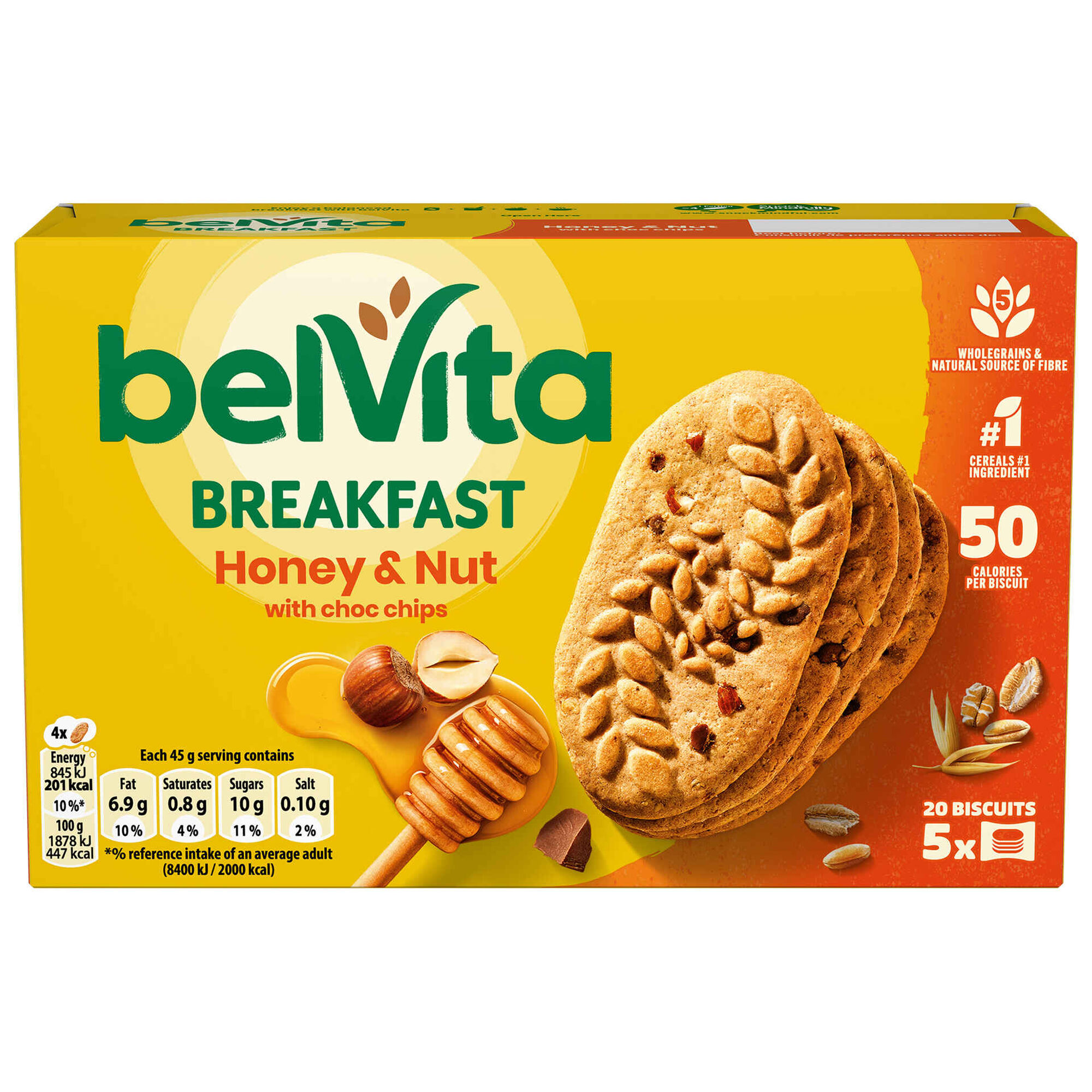 BOLACHA NOZ E MEL BELVITA 225GR