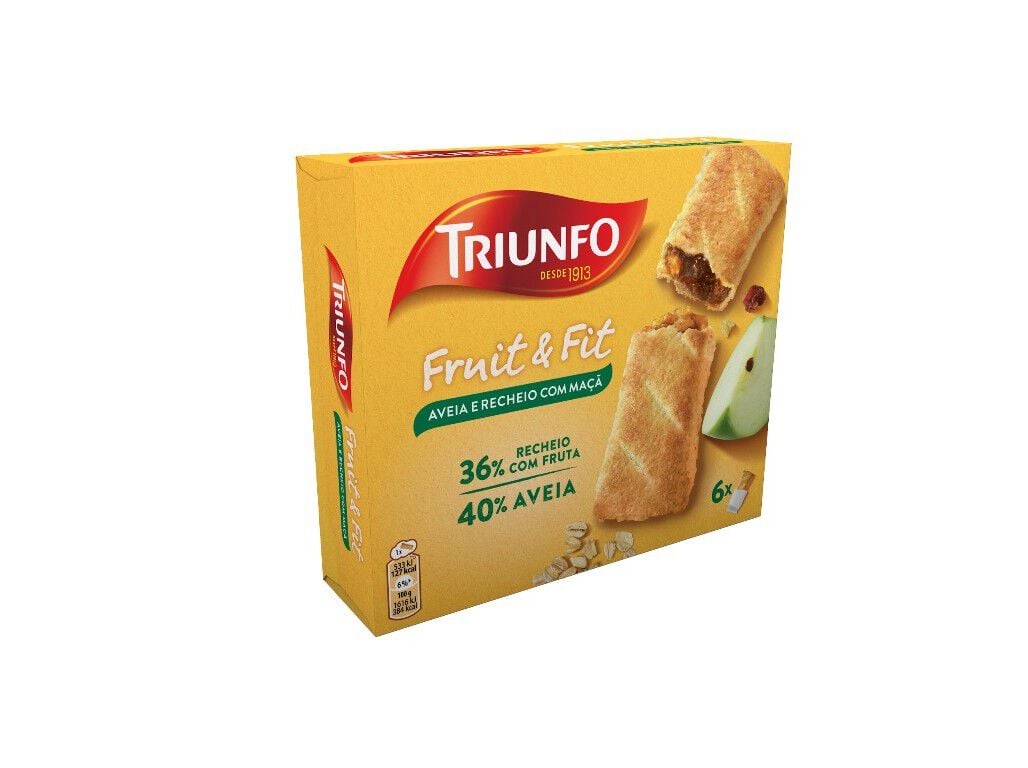 BOLACHA FRUTA E FIT MAÇÃ TRIUNFO 200GR