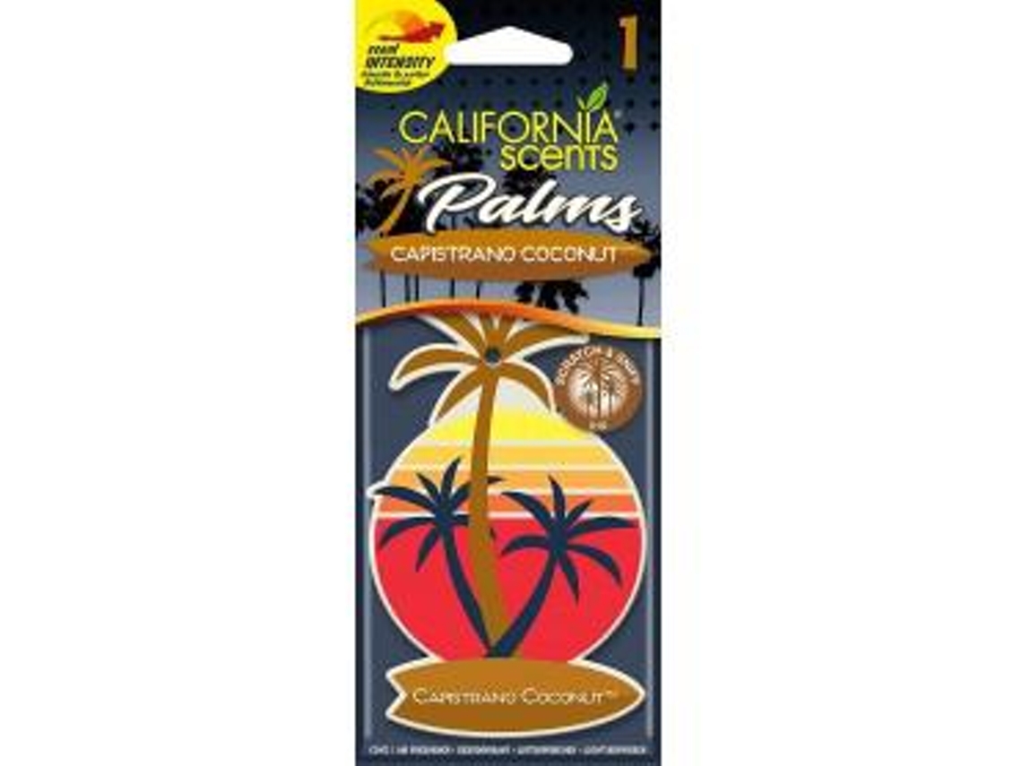 AMBIENTADOR P/ CARRO PALMS CAPISTRANO COCONUT CALIFORNIA SCENTS