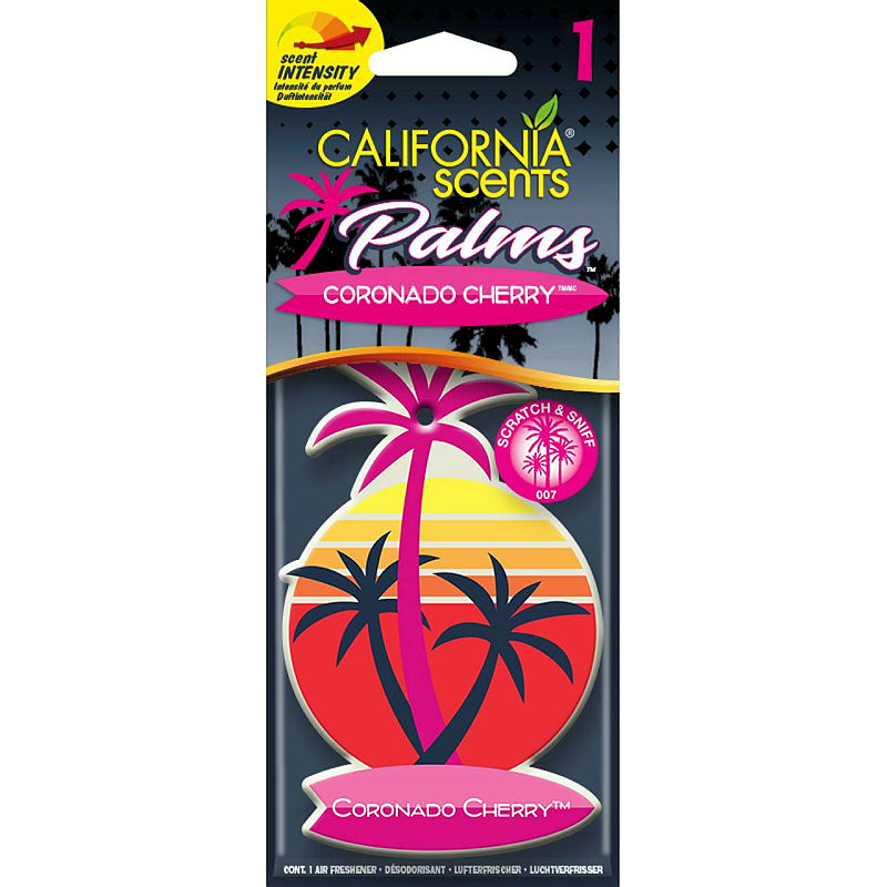 AMBIENTADOR P/ CARRO PALMS CHERRY CALIFORNIA SCENTS