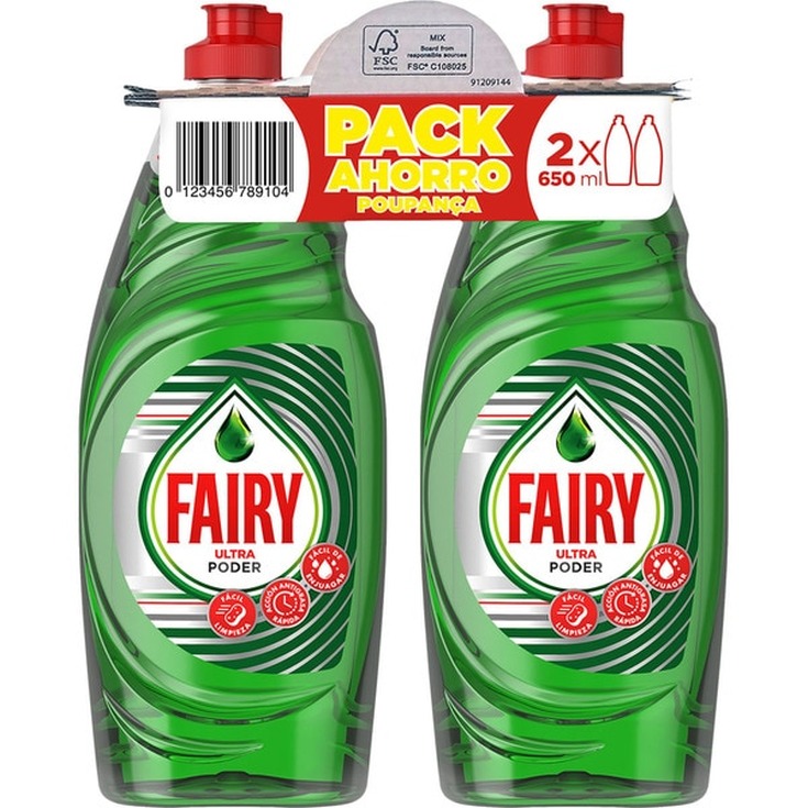 DET L FAIRY ULTRA POWER 2X650ML