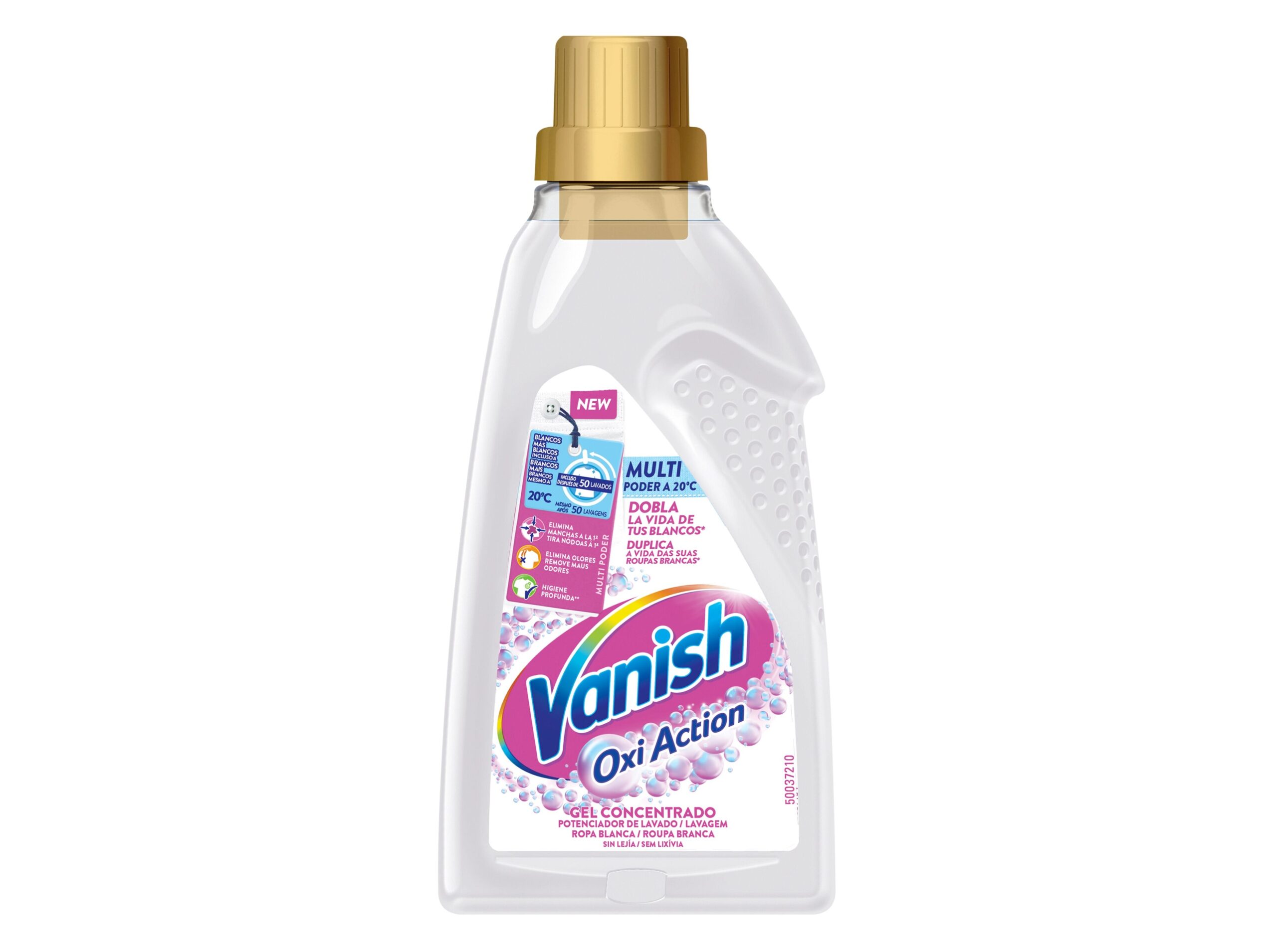 ADITIVO TIRA NÓDOAS GEL ROUPA BRANCA VANISH OXI ACTION 750ML
