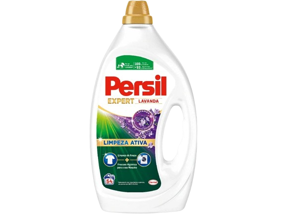 DETERGENTE LIQUÍDO MÁQUINA ROUPA LIMPEZA ATIVA EXPERT LAVANDA PERSIL 54 DOSES