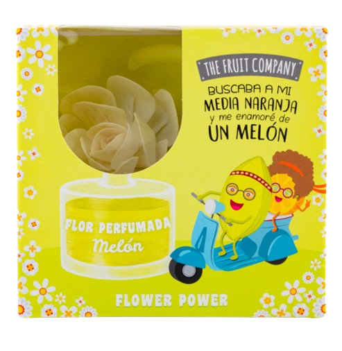 AMBIENTADOR FLOR PERFUMADA THE FRUIT COMPANY MELÃO 50ML