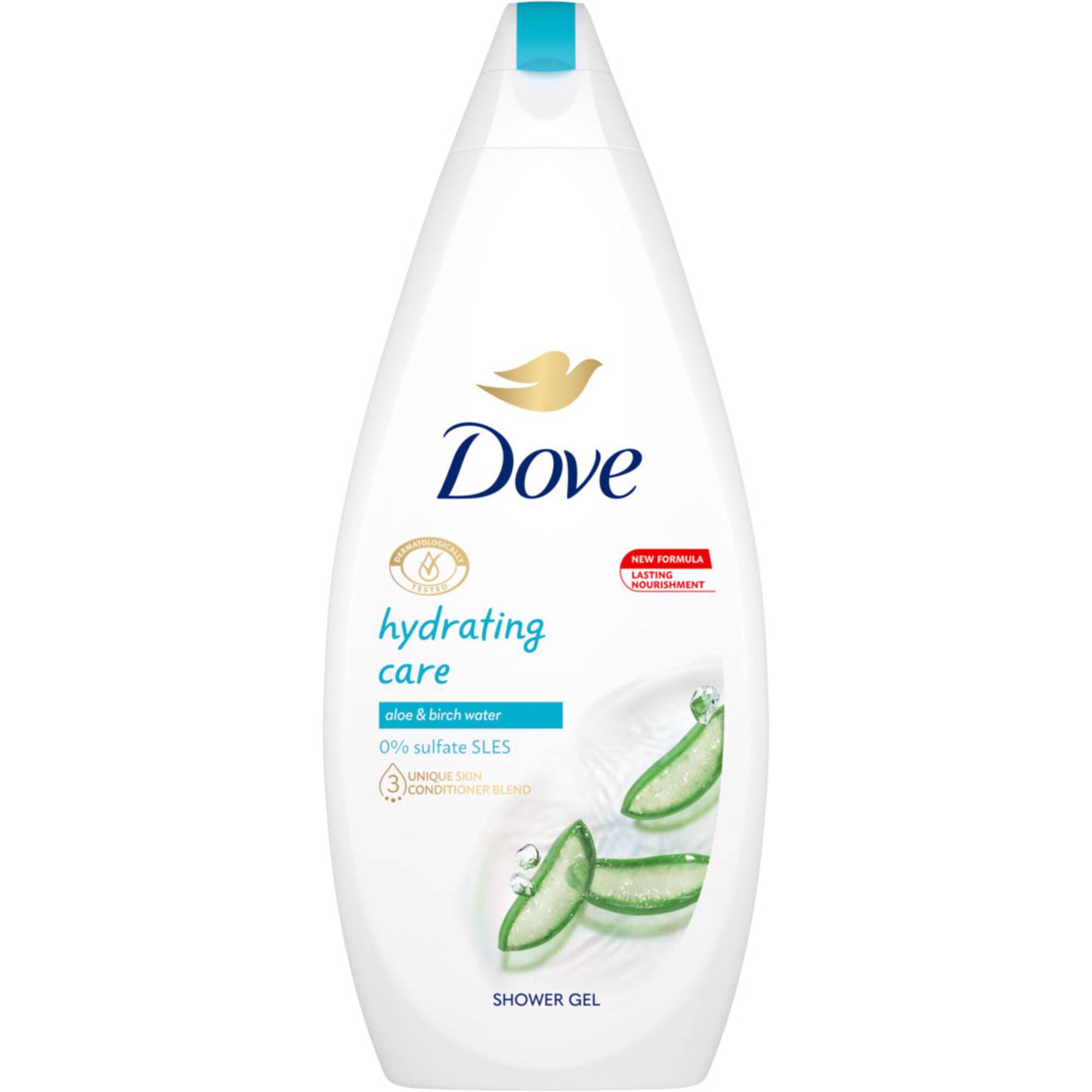 GEL BANHO ALOE & BIRCH WATER DOVE 750ML