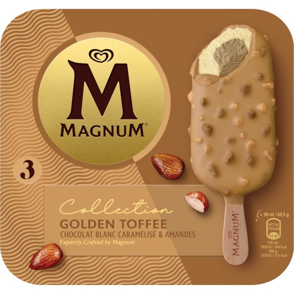 GELADO MAGNUM MINI WONDER 3X90ML
