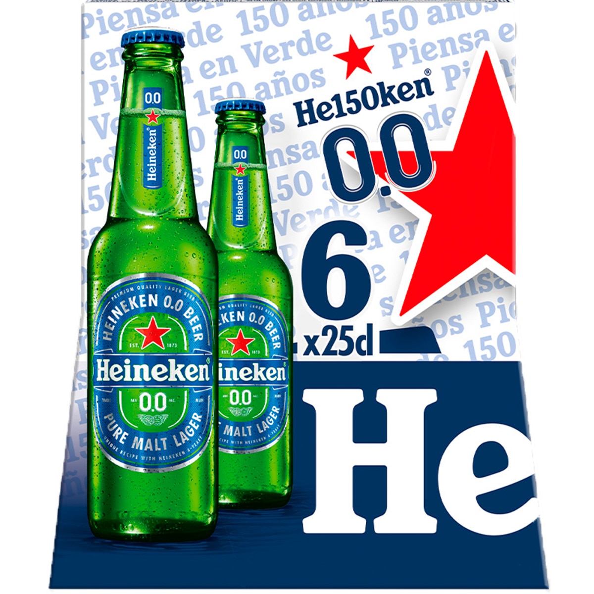 CERVEJA HEINEKEN 0.0% SEM ÁLCOOL 6X25CL
