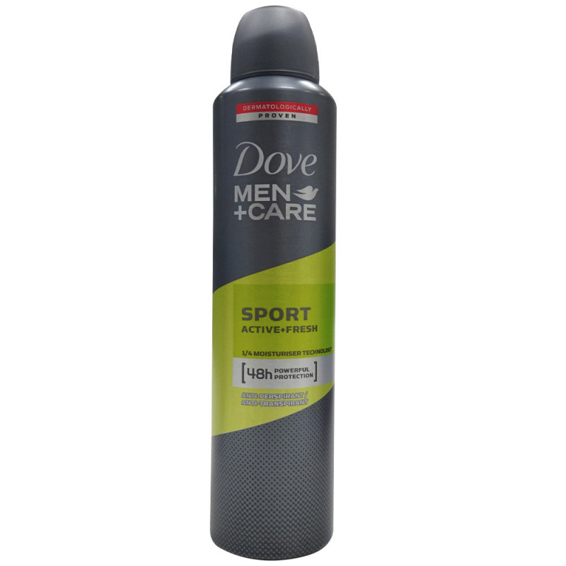 DESODORIZANTE SPRAY HOMEM DOVE CARE SPORT 250ML