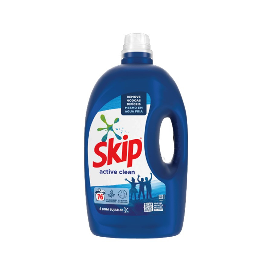DETERGENTE LÍQUIDO ACTIVE CLEAN SKIP 76D