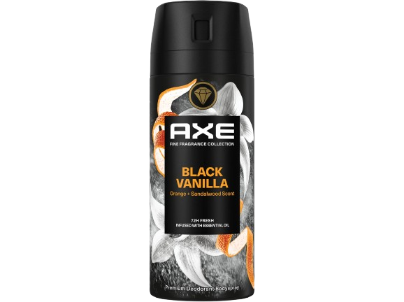 DESODORIZANTE SPRAY BLACK BAUNILHA AXE 150ML