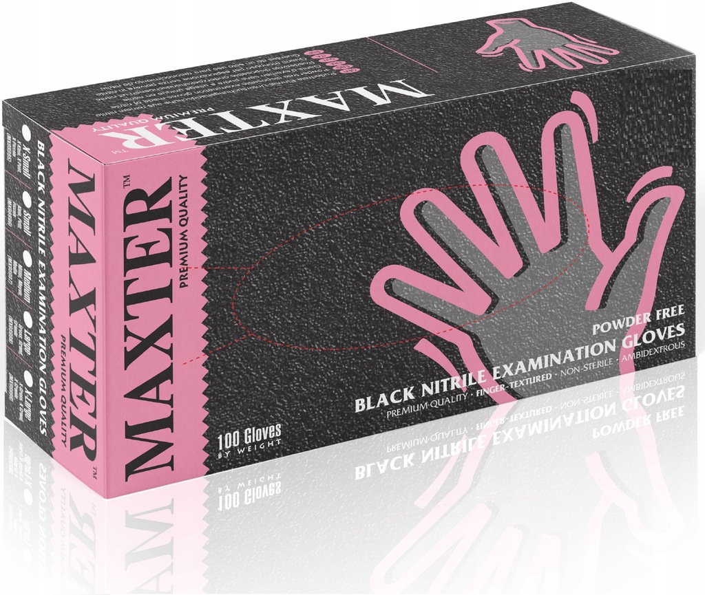 LUVAS NITRILO TAM. L MAXTER 100U