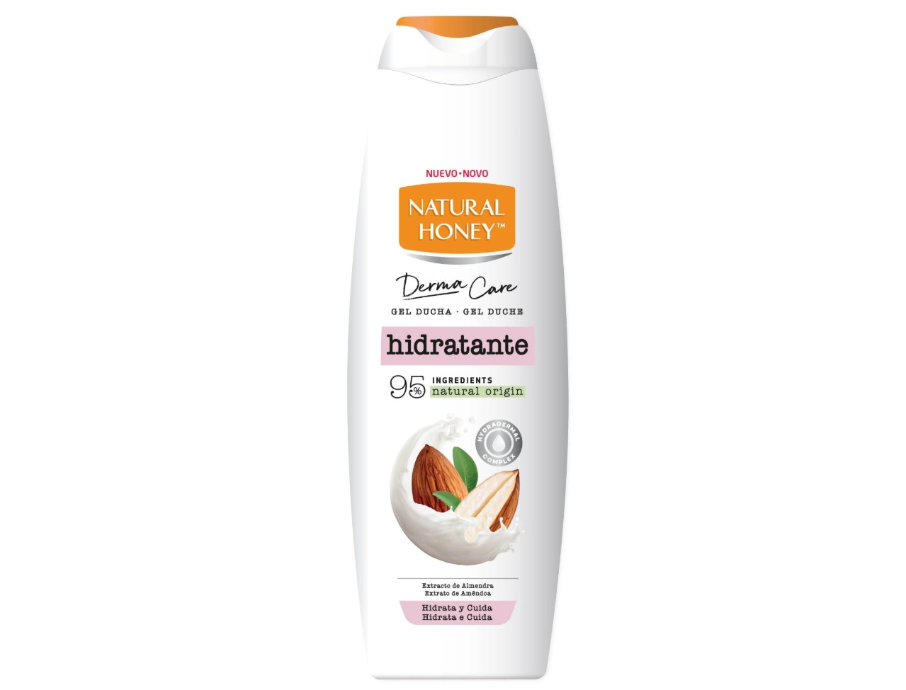 GEL BANHO HIDRATA E CUIDA AMENDOA NATURAL HONEY 650ML