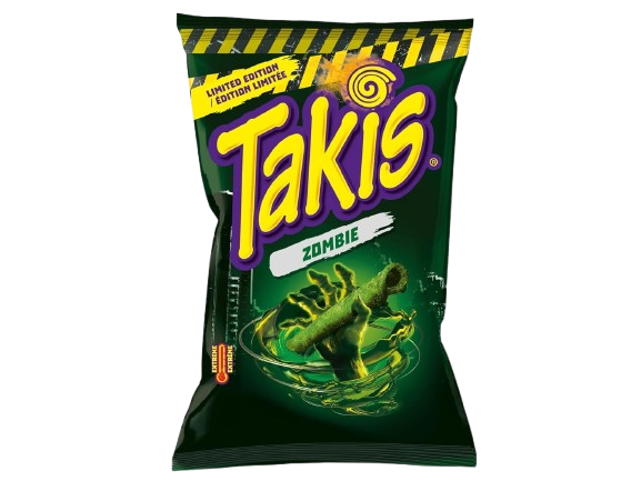 SNACK ROLITOS DE MILHO ZOMBIE TAKIS 90GR