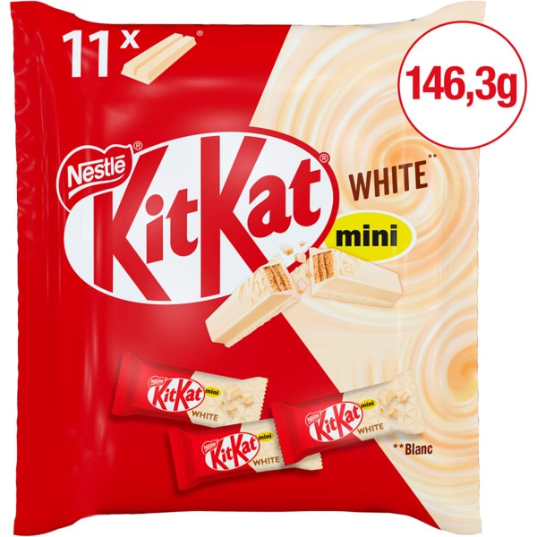 CHOCOLATE KITKAT BRANCO MINI 146,3GR