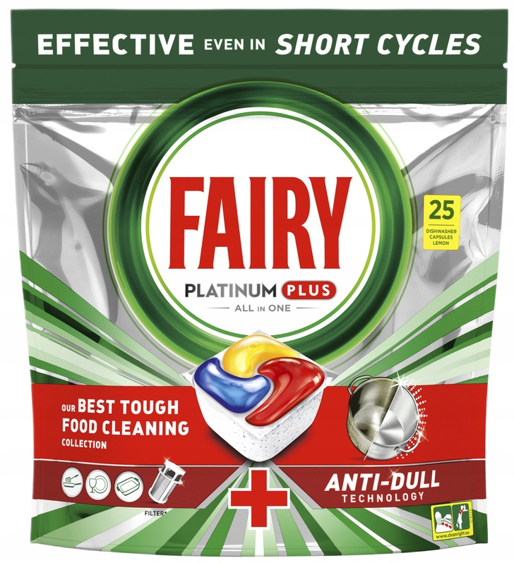 DET MAQ LOIÇA FAIRY ALL IN ONE PLATINUM PLUS 25CÁPSULAS