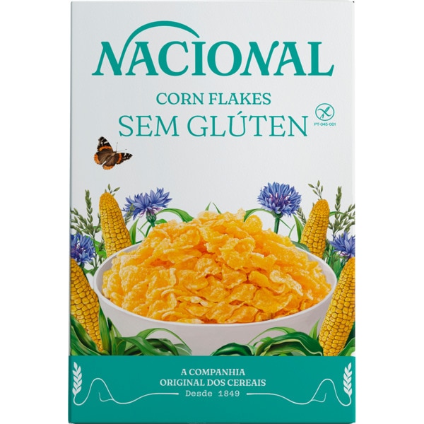CEREAIS CORN FLAKES SEM GLUTEN NACIONAL 375GR