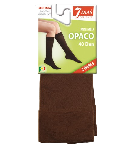 MINI MEIA MICROFIBRA PACK 2 PRETO 7DIAS