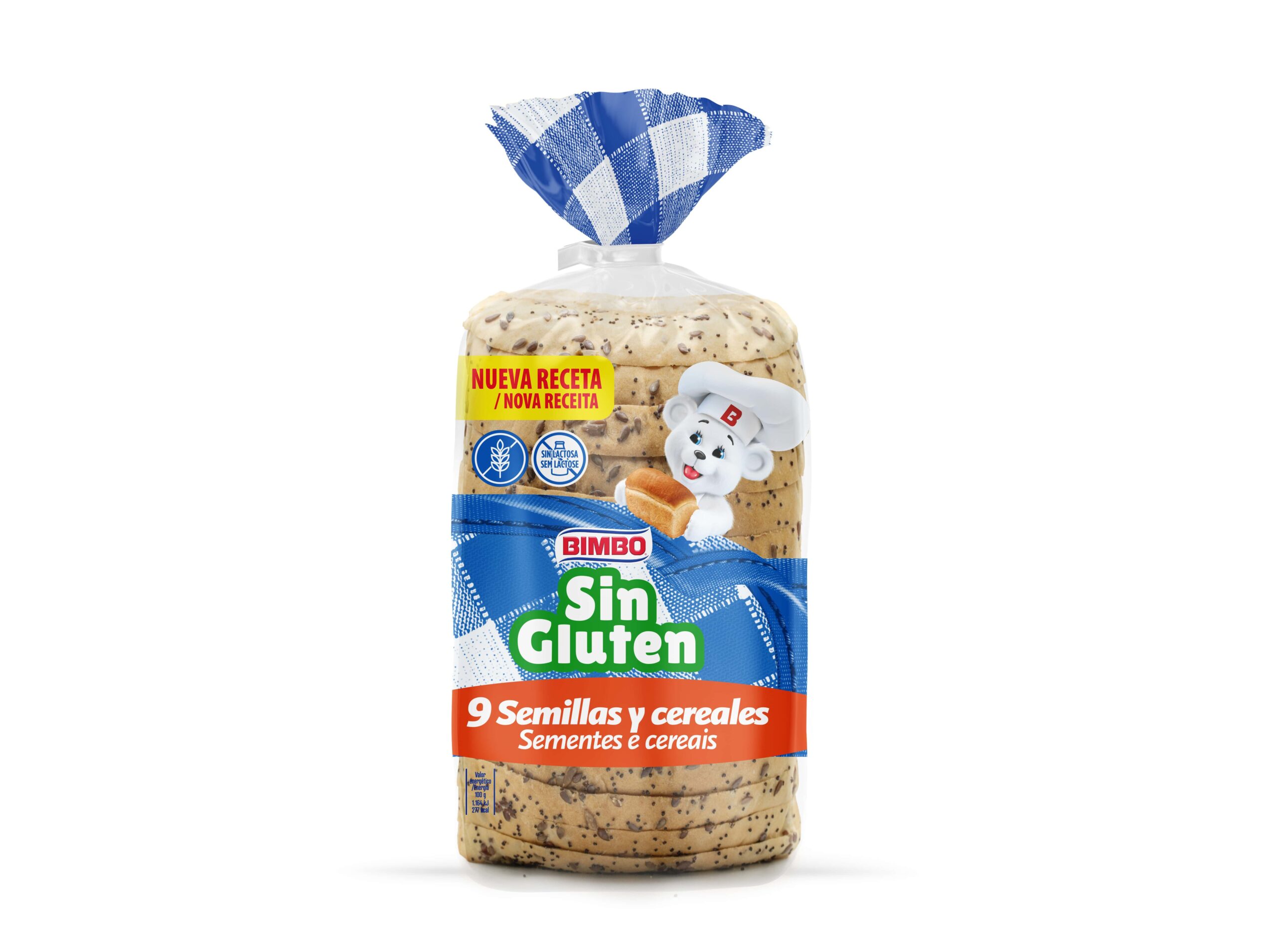 PÃO DE FORMA C/SEMENTES SEM GLUTEN BIMBO 375GR