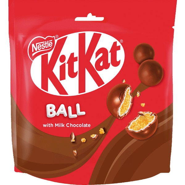 SNACK KIT KAT BALL MILK CHOCOLATE 140GR