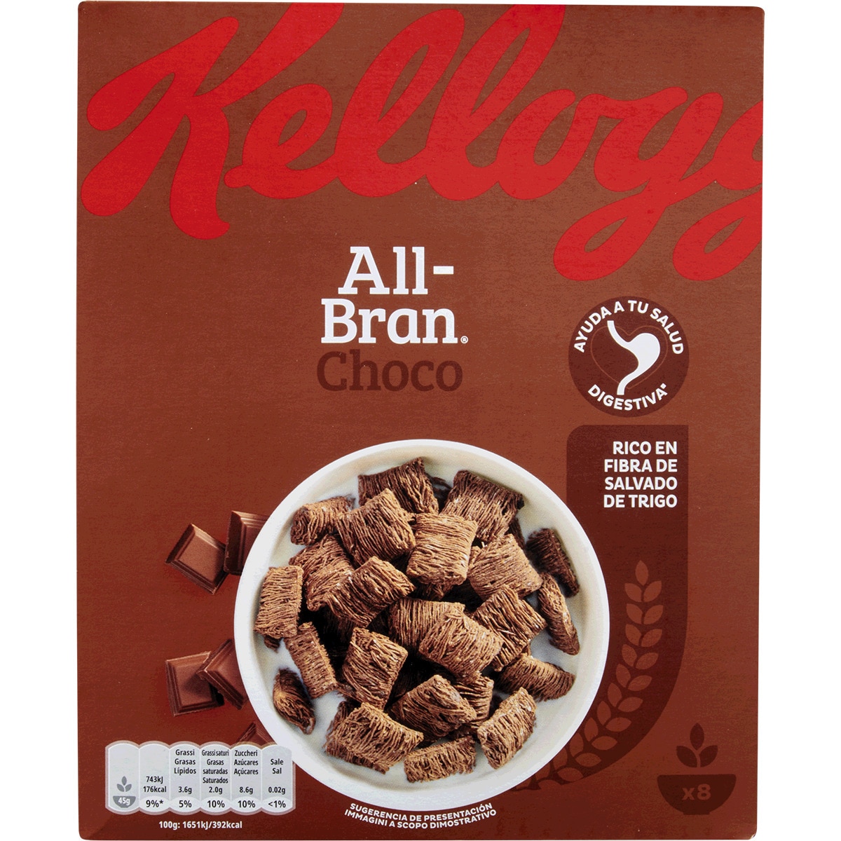 CEREAIS KELLOGG'S ALL BRAN CHOCO 375GR