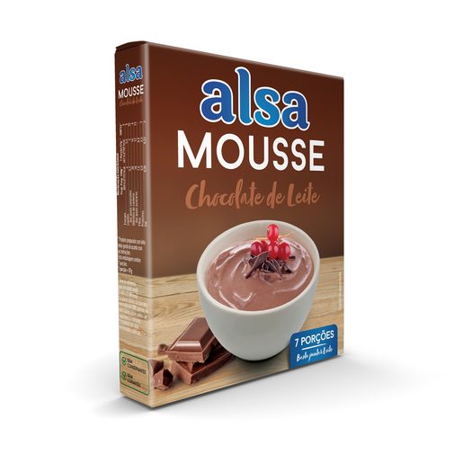 MOUSSE CHOC LEITE ALSA 132Gr