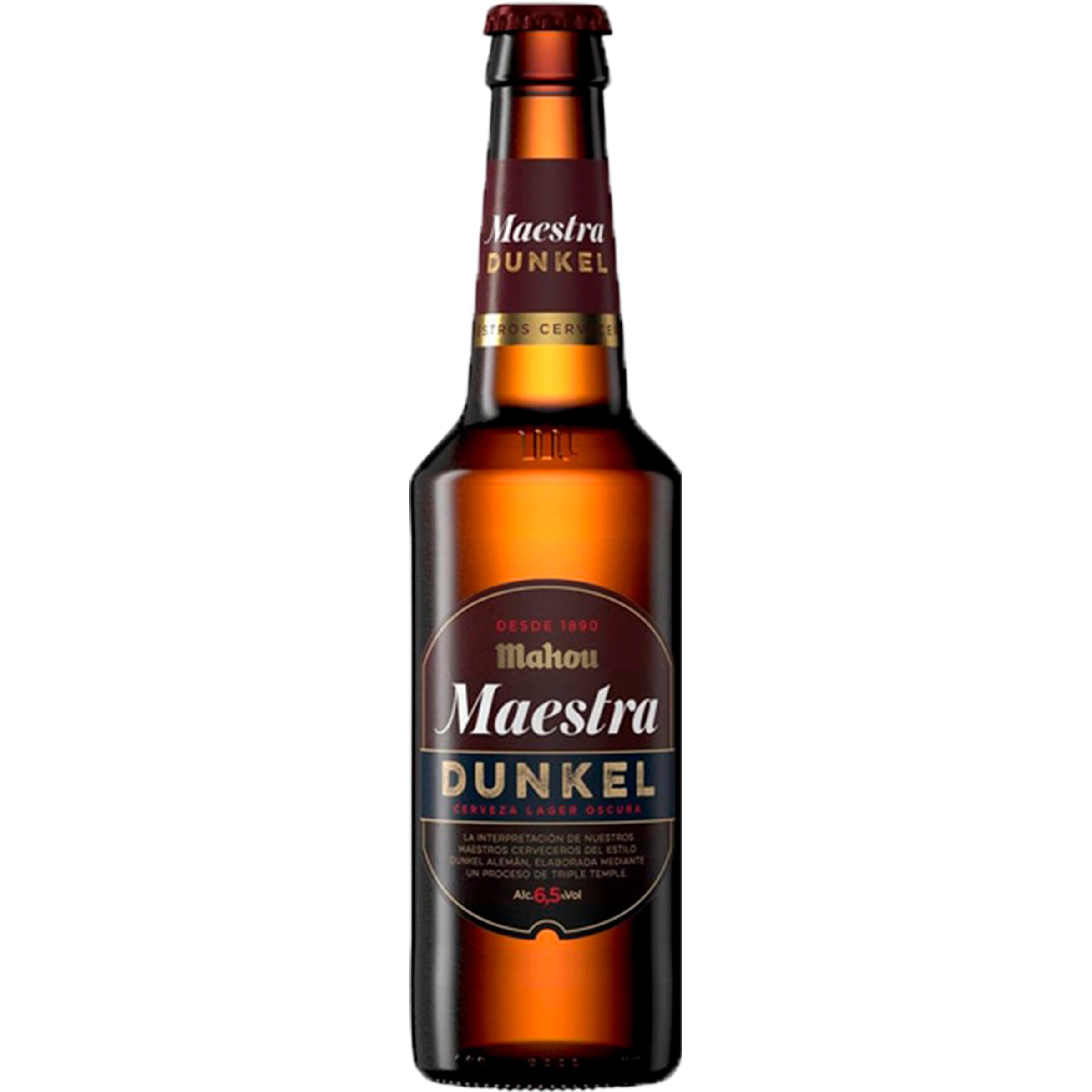 CERVEJA MAESTRA MAHOU DUNKEL 33CL