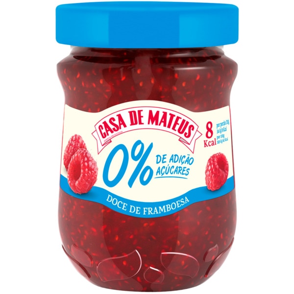 DOCE FRAMBOESA 0% AÇúCAR CASA MATEUS 280G