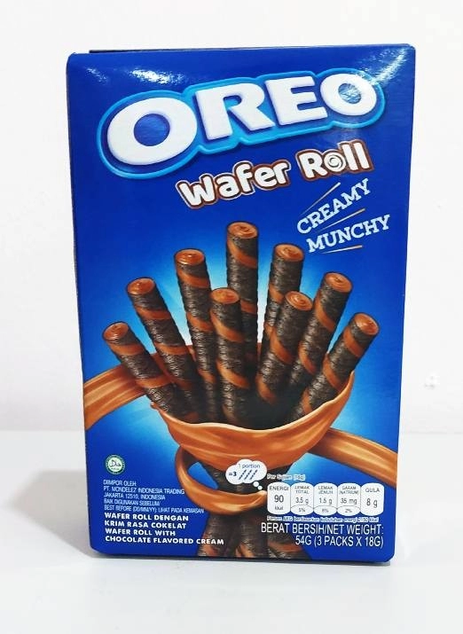 BOLACHA WAFER ROLL OREO 54GR