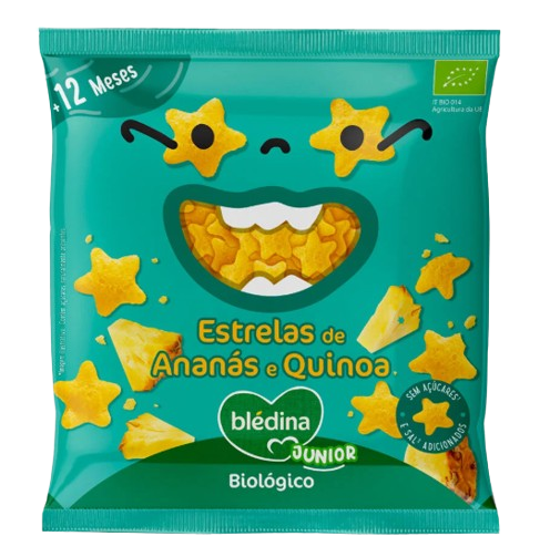 CEREAIS BIO ESTRELAS ANANÁS E QUINOA BLÉDINA 20GR