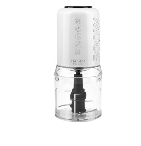 PICADORA HAEGER CHOP MASTER 500ML 500W BRANCA