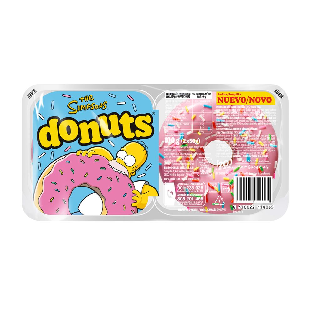 DONUTS THE SIMPSONS 2X50GR