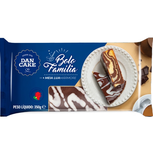 BOLO MEIA LUA MÁRMORE DAN CAKE 350GR