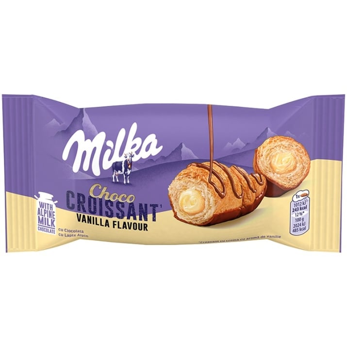 CROISSANT CHOCOLATE BAUNILHA MILKA 50GR