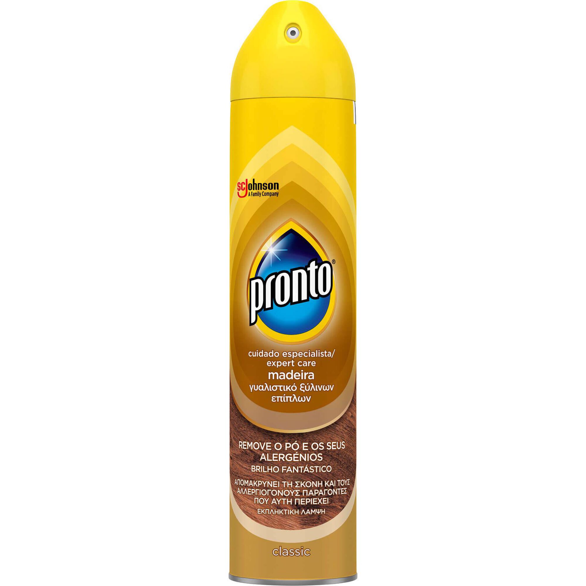 LIMPA MÓVEIS MULTISUPERFICIES CLÁSSICO PRONTO SPRAY 250ML