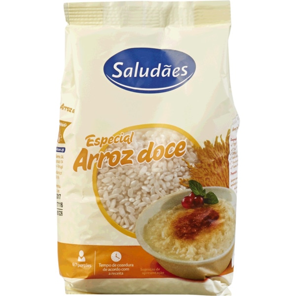 ARROZ PARA ARROZ DOCE SALUDÃES 500GR