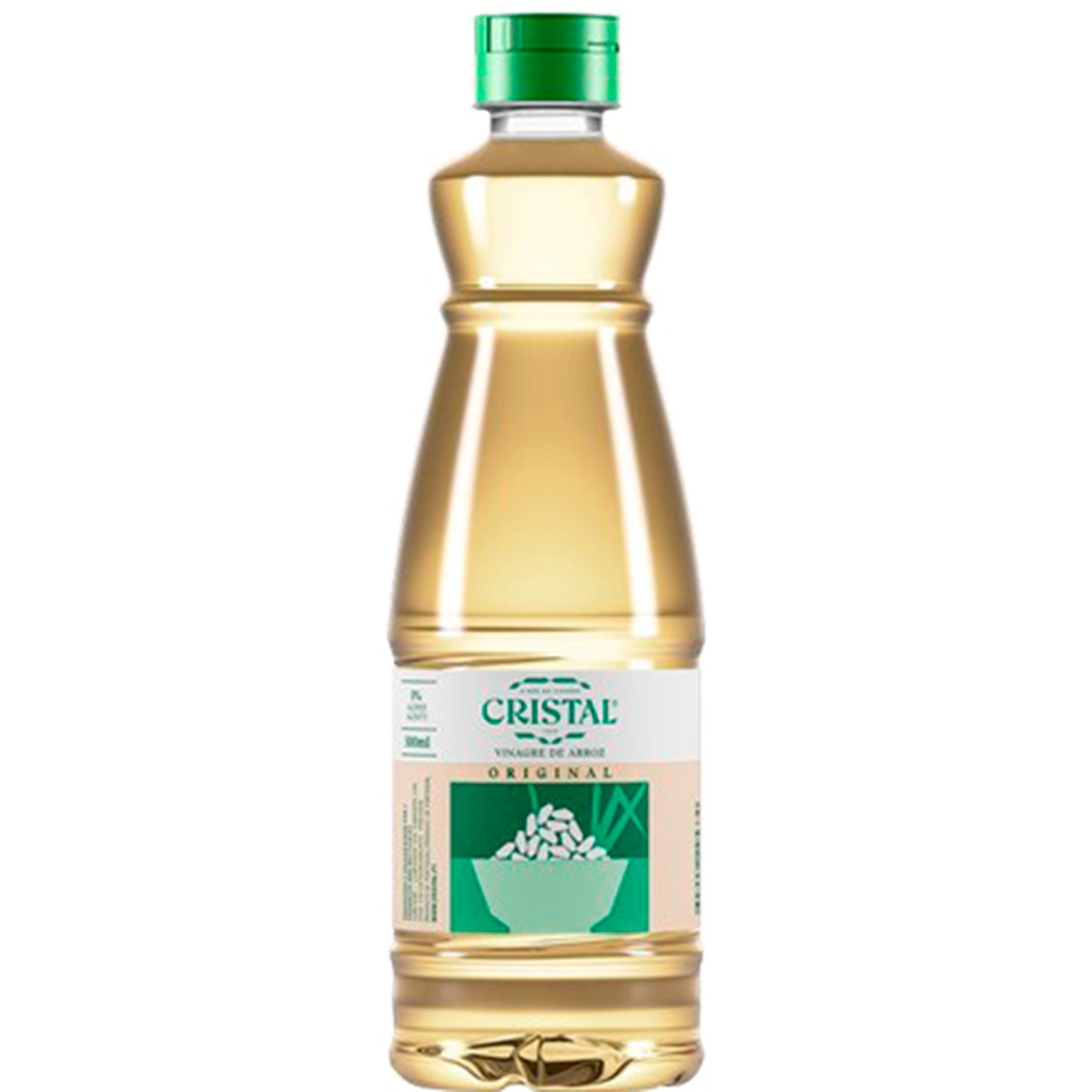 VINAGRE ARROZ 5%ACIDEZ CRISTAL 500ML