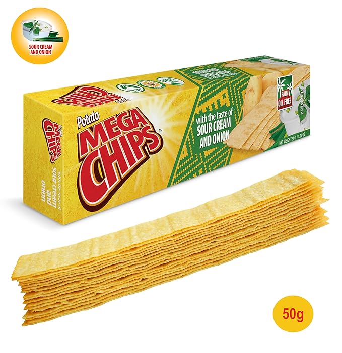MEGA CHIPS CREME E CEBOLA 50GR