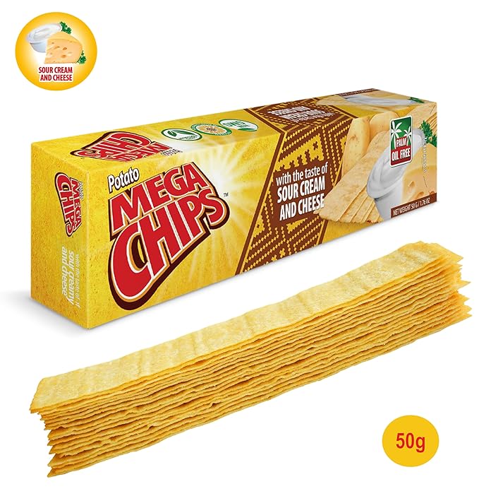 MEGA CHIPS CREME E QUEIJO 50GR